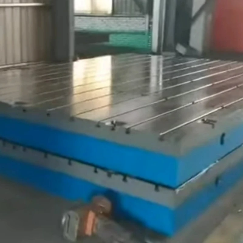 Finished Product Display Of Cast Iron T Slot Platform-yo